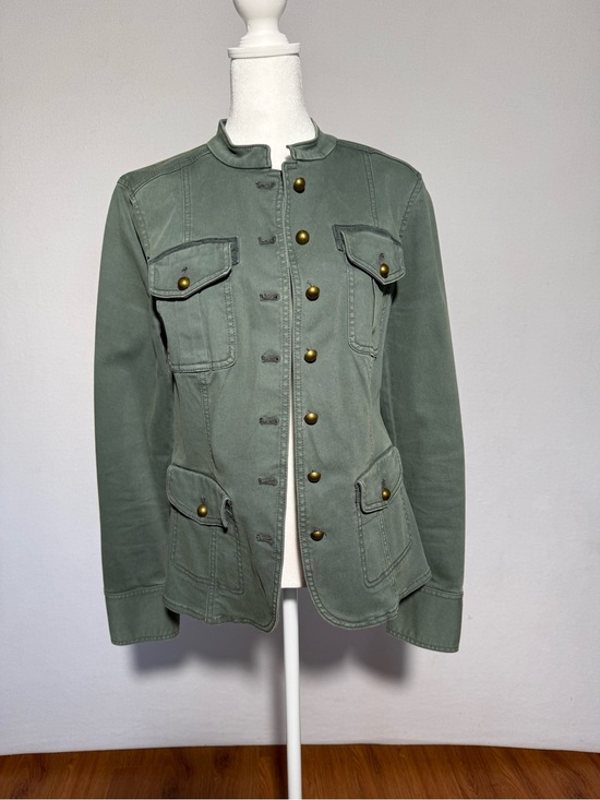 White House Black Market Jackets & Blazers - White House Black Market Military-Style Utility Jacket - Olive